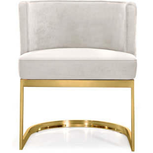 Bronze metal and online taupe nicklas upholstered chair